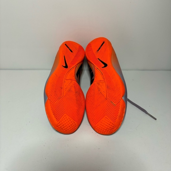 Nike Mercurial Vapor IX FG ACC Carbon Futbol Soccer Cleats PurpleOrange Youth 2Y - Picture 9 of 9